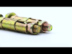 Kohlenstoffstahl farbenfrohe Zinkplattierte Hülse Ausdehnung Ankerbolze mit Loch C / W Hex-Nuss & Wahser