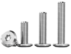 Hex-Steckschrauben mit großem, flachen Kopf