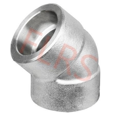 kaufen Sockel-Schweißung der 45 Grad-Ellbogen schmiedete Rohrleitungs-passenden Edelstahl A182 F304 F316 online manufacture