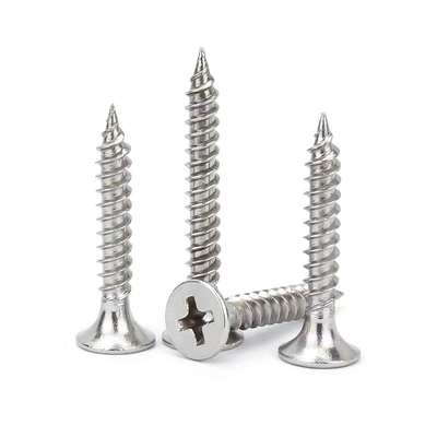 kaufen Trompeten-Hauptedelstahl-Doppeltes verlegte Spax-Schrauben-Größe M3.5-4.3 online manufacture