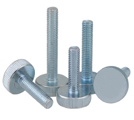kaufen Flat Round Knurling Head Thumb Screw mit Zinkplattierung online manufacture