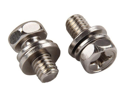 kaufen ASME-Standard-Kreuz-Steckdose-Hexkopfschrauben mit Federwaschmaschine und einfachen Waschmaschinen online manufacture
