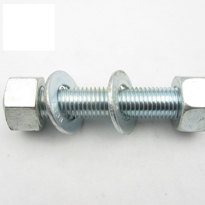 kaufen Größe M2-M72 Metrische vollgespannte Stange mit 2 schweren Hex-Nüssen und 2 mit Zink beschichteten Waschern online manufacture
