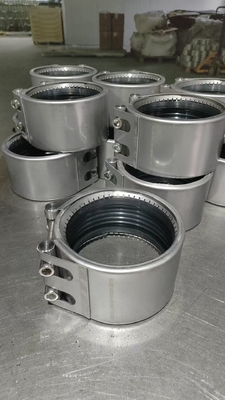 kaufen Edelstahl 201 Befestigungsmaterial EPDM / NBR Dichtungsring Grip-Typen Rohrklemme für Anwendungen in der Gasindustrie online manufacture