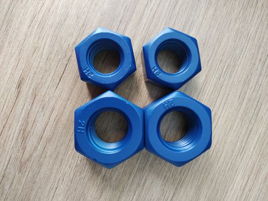 kaufen Heavy Hexagon Nuts Made of A194 2H with Blue PTFE Coating Online-Herstellung