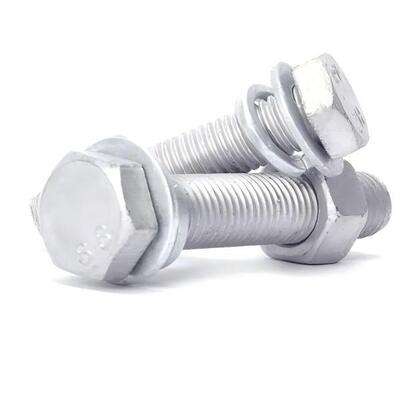 kaufen Ultra hohe Korrosionsbeständigkeit Hot-Dip Galvanized Hex Head Bolts mit einfachen Waschmaschinen, Federwaschmaschinen und Hex-Nuss für Photovoltaik, Wind, Ultra Online-Herstellung