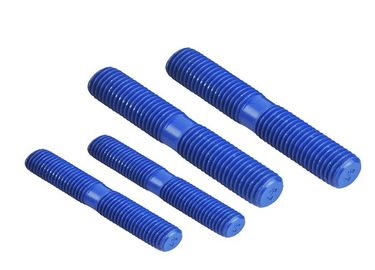 kaufen Hohe Temperatur beständiges PTFE beschichtete doppelseitige Bolzen mit den doppelten Nüssen, die im verschiedenen Material verfügbar sind online manufacture