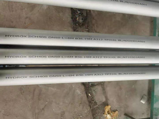 kaufen Nahtloses Edelstahl-Rohr ASTM A312 TP316L mit Endstöpsel online manufacture