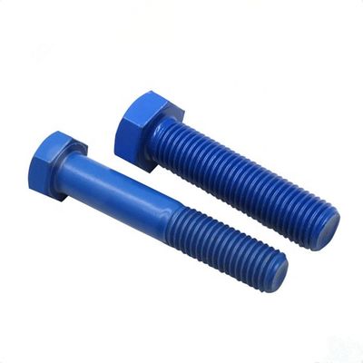 kaufen M2-M52 bunter PTFE Beschichtungs-Hexen-Kopf-Bolzen mit vollem/halbem UNC/UNF-/BSW-Faden online manufacture