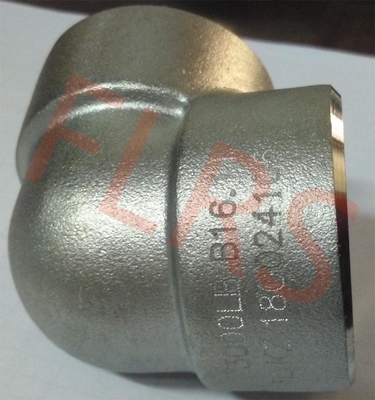 ASME B16.11 schmiedete Sockel-schweißende Installationen klassifizieren 3000 der 90 Grad-Ellbogen A182 F316L