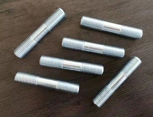 Verzinken Sie Überzug, den doppelseitiges Bolzen-Stahlgalvano das Festklemmen der Art verlegte Bolzen galvanisierte