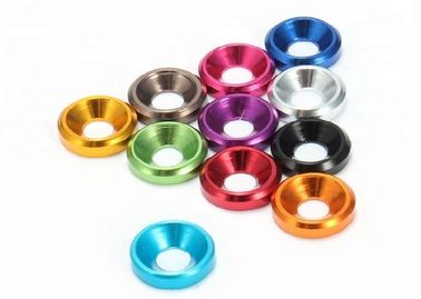 Bunte anodisierte Aluminiumunterlegscheibe/kugelförmiger Waschmaschine LÄRM 6319 Standard