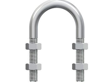 U-Form-Bolzen und Befestigungsring, verzinkte galvanisierte Metall-Hardware