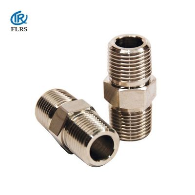 Gasöl MOC SS304 NPT BSPT verlegte Hexen-Rohr-Nippel