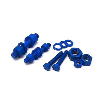 GRÖSSE M6-M32 bunter PTFE Beschichtungs-Bolzen und Befestigungsring